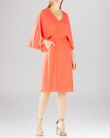 BCBGMAXAZRIA Brittni Kimono Cape Dress at Bloomingdales